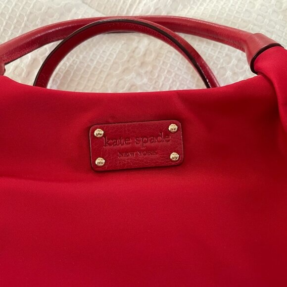 Red Kate Spade Small Weekender Bag - Picture 2 of 5